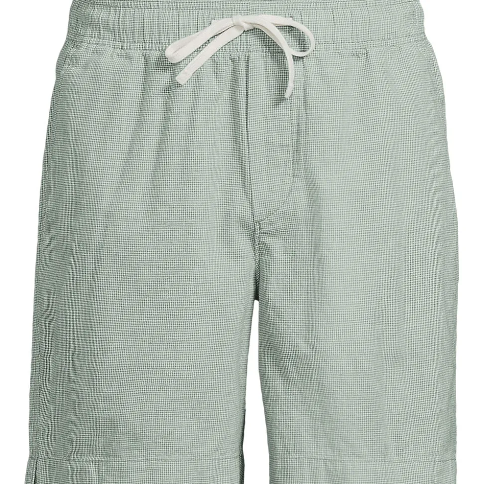 Soft Ease Shorts mit Dehnbund aus Leinenmix für Herren, 18 cm