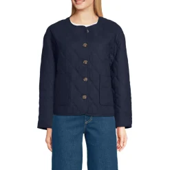 Soft Ease Steppjacke aus Leinenmix