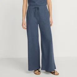 Softe Jerseyhose mit weitem Bein für Damen