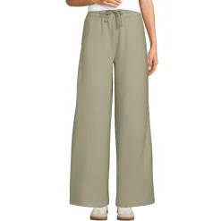 Softe Jerseyhose mit weitem Bein für Damen