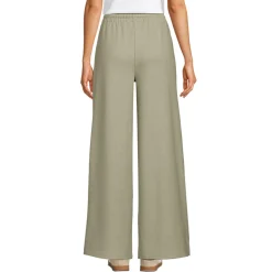Softe Jerseyhose mit weitem Bein für Damen