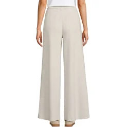 Softe Jerseyhose mit weitem Bein für Damen