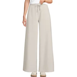 Softe Jerseyhose mit weitem Bein für Damen