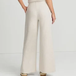 Softe Jerseyhose mit weitem Bein für Damen