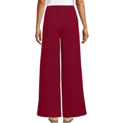 Softe Jerseyhose mit weitem Bein für Damen