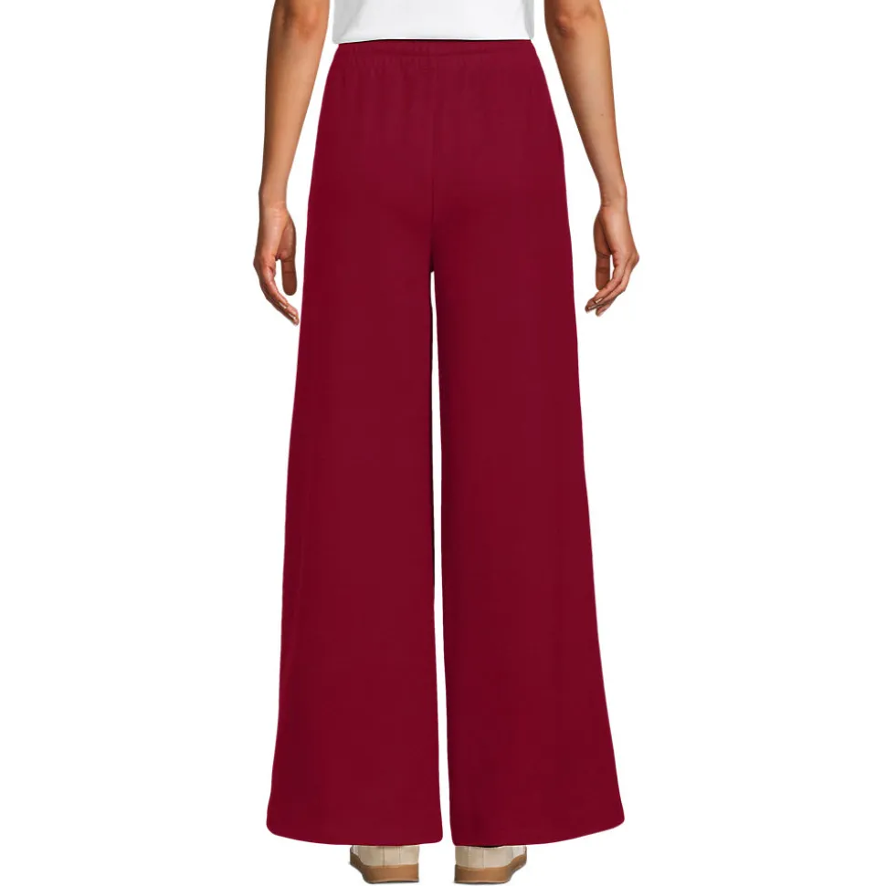 Softe Jerseyhose mit weitem Bein für Damen
