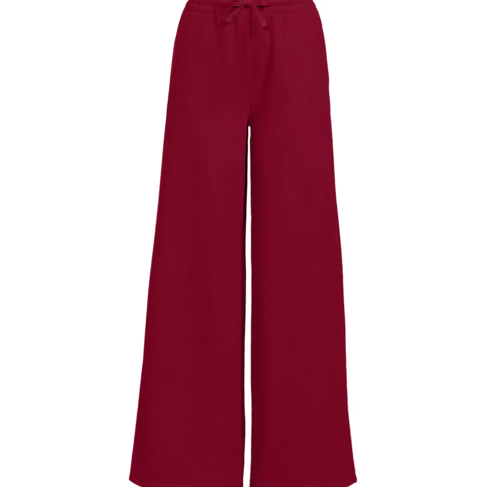 Softe Jerseyhose mit weitem Bein für Damen