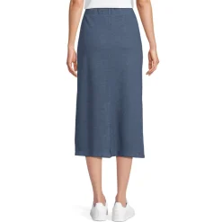 Softer Jersey-Midirock für Damen