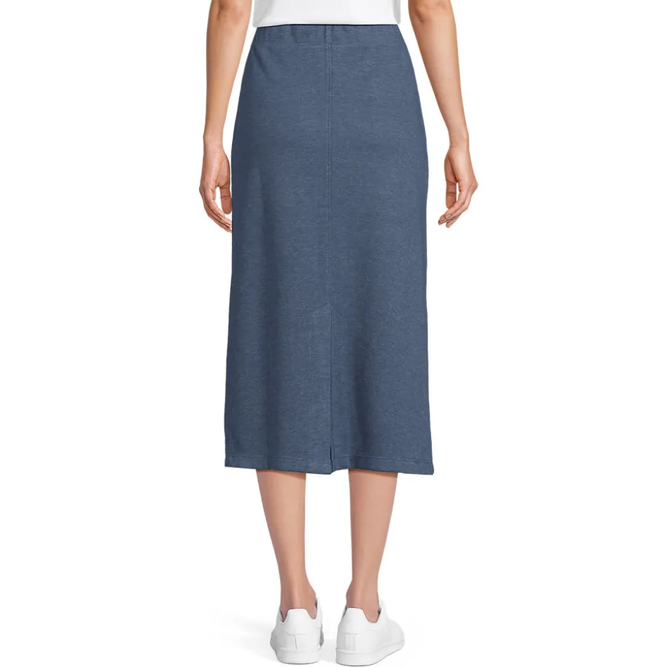 Softer Jersey-Midirock für Damen