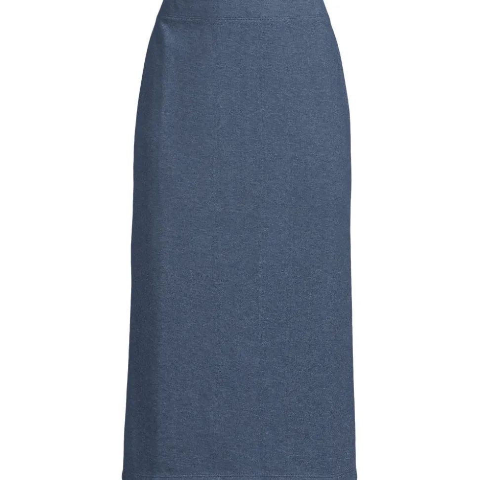 Softer Jersey-Midirock für Damen