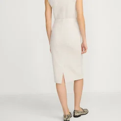 Softer Jersey-Midirock für Damen