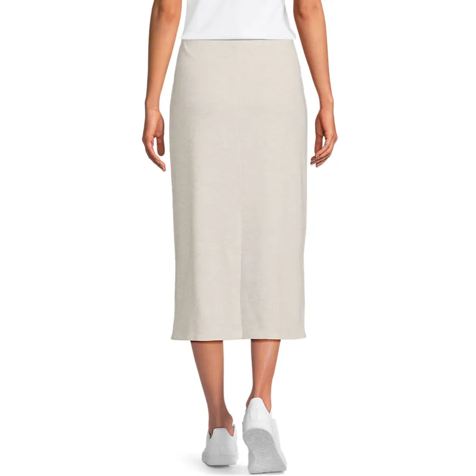 Softer Jersey-Midirock für Damen