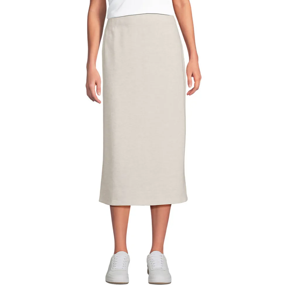 Softer Jersey-Midirock für Damen