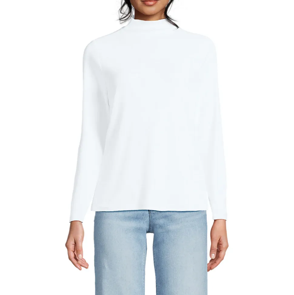 Softes Stehbund-Shirt für Damen