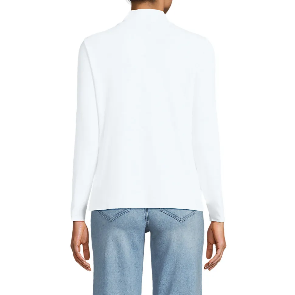 Softes Stehbund-Shirt für Damen