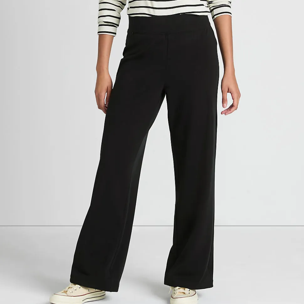 Starfish Jersey-Freizeithose mit weitem Bein für Damen