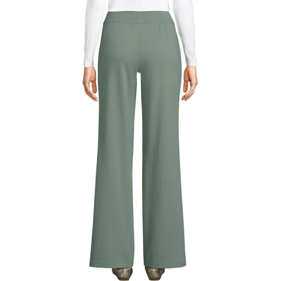Starfish Jersey-Freizeithose mit weitem Bein für Damen
