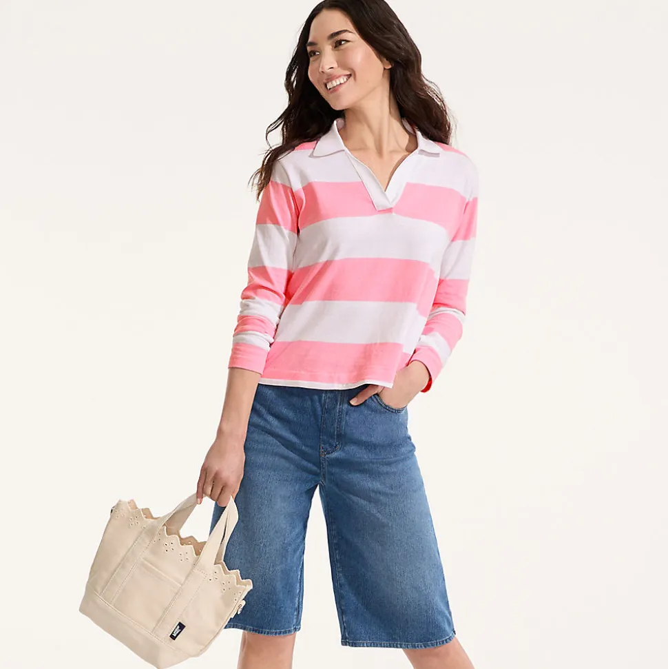 Starfish Knit Denim Bermuda-Shorts 30 cm