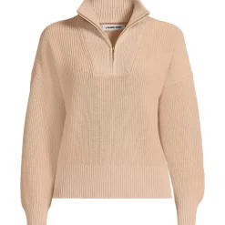 Stehkragenpullover mit Reißverschluss DRIFTER für Damen