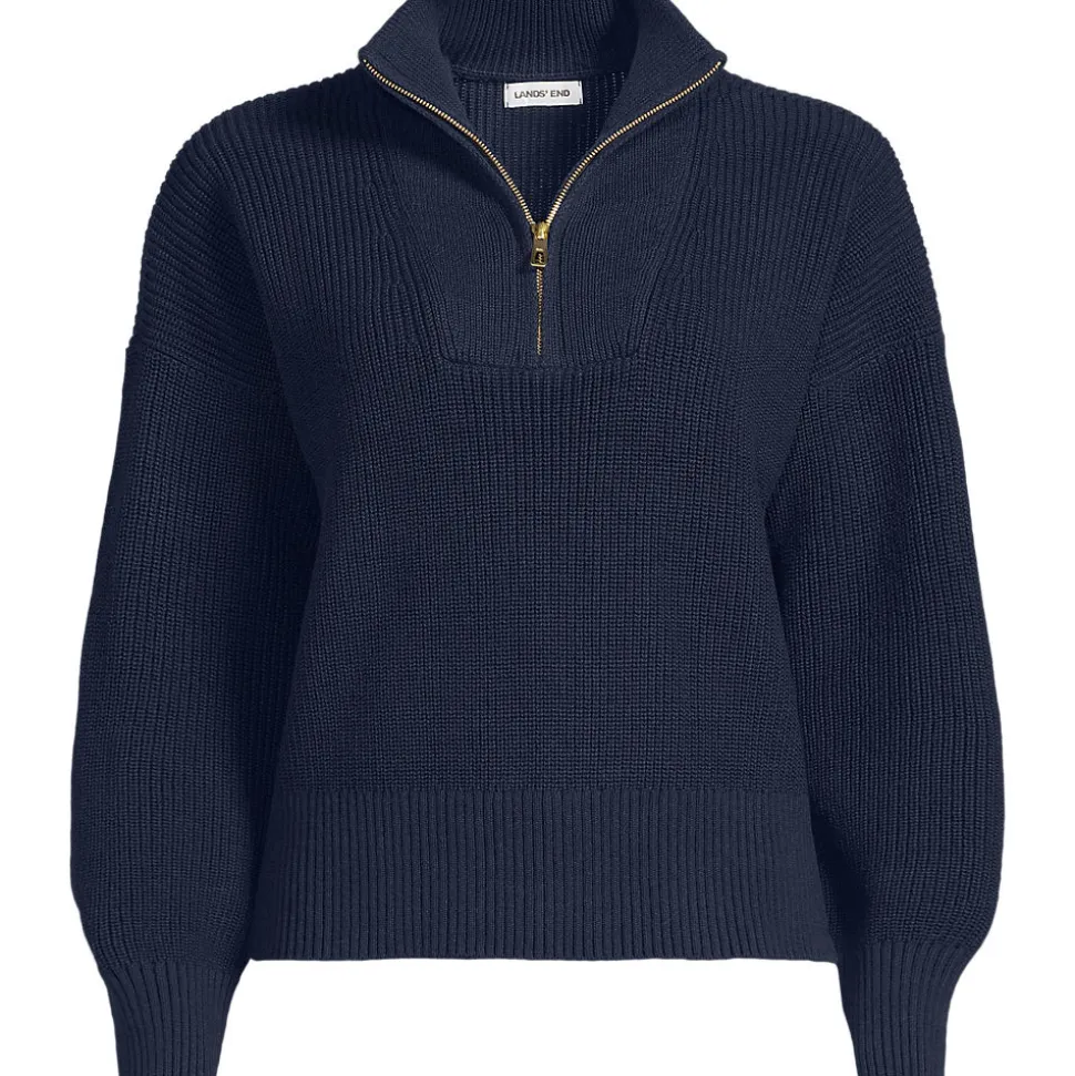 Stehkragenpullover mit Reißverschluss DRIFTER für Damen