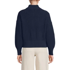 Stehkragenpullover mit Reißverschluss DRIFTER für Damen