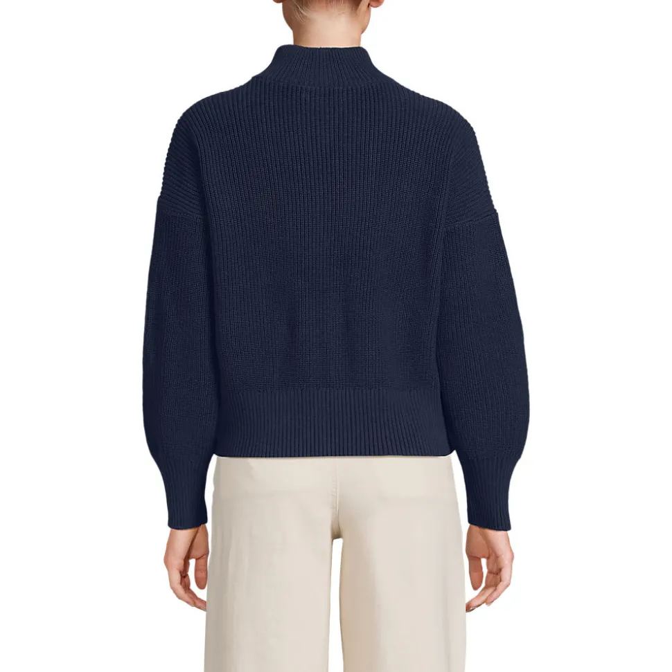 Stehkragenpullover mit Reißverschluss DRIFTER für Damen