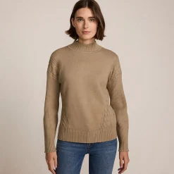 Stehkragenpullover Silk Touch für Damen