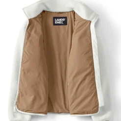 Steppjacke mit Teddy-Ärmeln für Damen