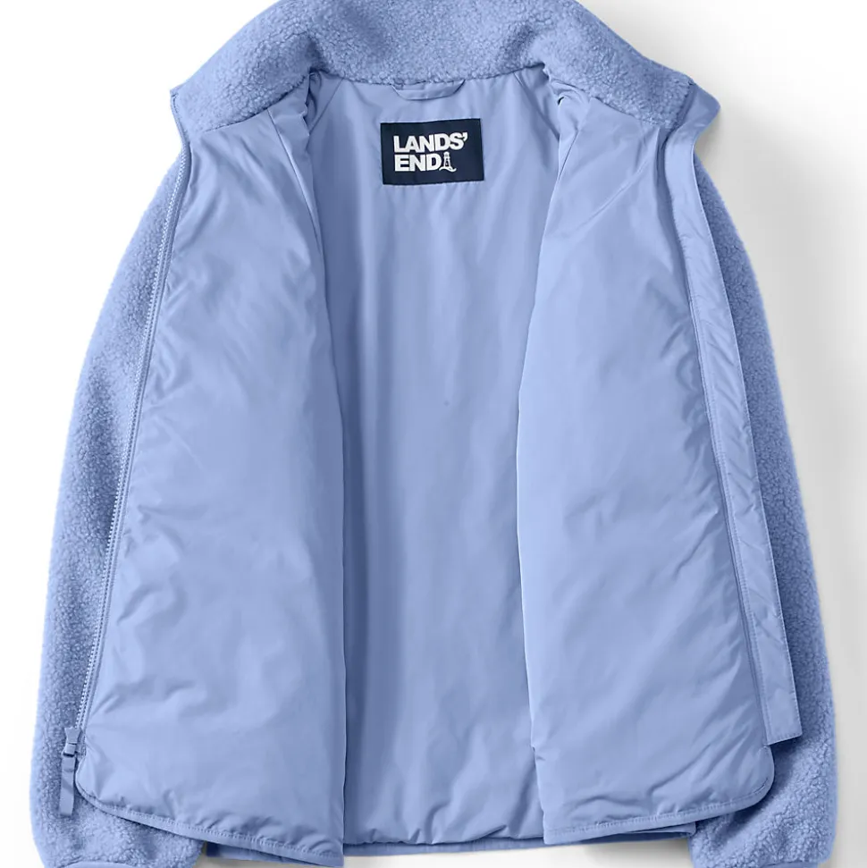 Steppjacke mit Teddy-Ärmeln für Damen