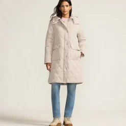 Steppmantel FeatherFree mit Kapuze für Damen