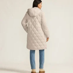 Steppmantel FeatherFree mit Kapuze für Damen