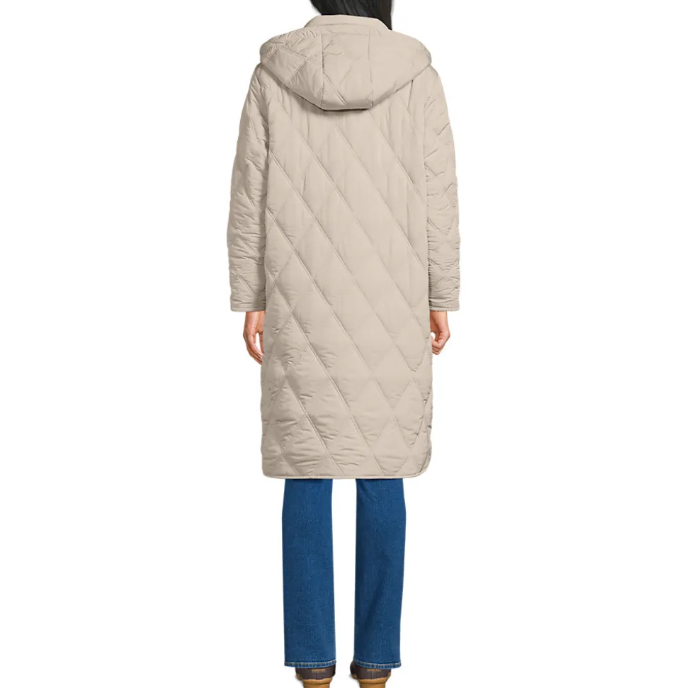 Steppmantel FeatherFree mit Kapuze für Damen