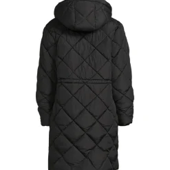 Steppmantel mit geraffter Taille für Damen