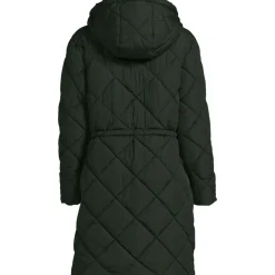 Steppmantel mit geraffter Taille für Damen