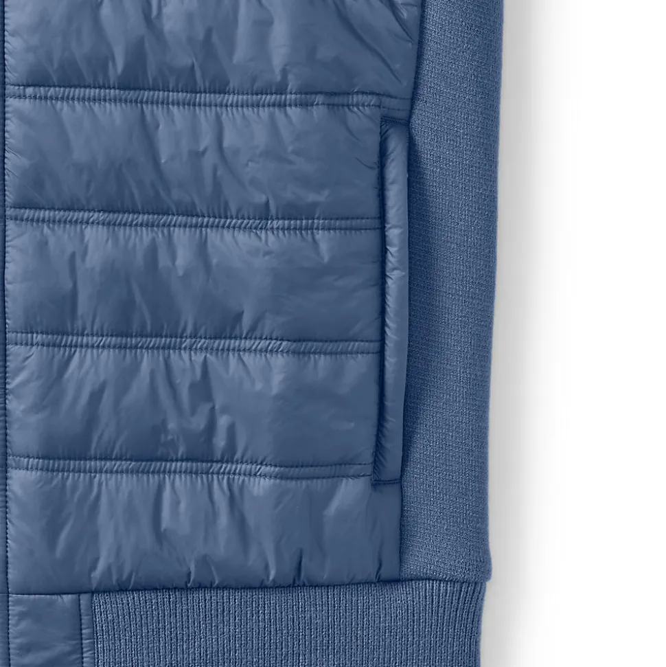 Steppweste mit Strickseiten für Herren
