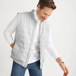 Steppweste mit Strickseiten für Herren