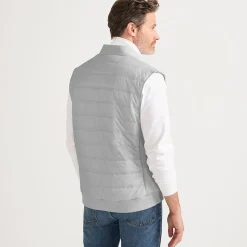 Steppweste mit Strickseiten für Herren