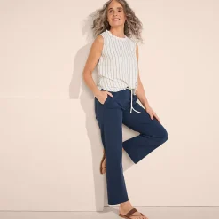 Straight Fit 7/8-Chinos für Damen
