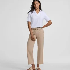 Straight Fit 7/8-Chinos für Damen