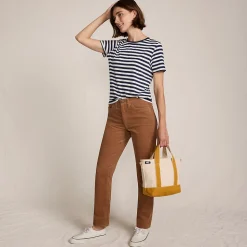 Straight Fit Cordhose Mid Waist für Damen