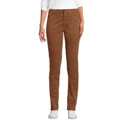 Straight Fit Cordhose Mid Waist für Damen