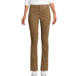 Straight Fit Cordhose Mid Waist für Damen