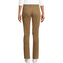 Straight Fit Cordhose Mid Waist für Damen