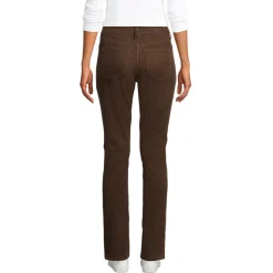 Straight Fit Cordhose Mid Waist für Damen