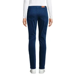 Straight Fit Cordhose Mid Waist für Damen