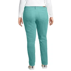Straight Fit Cordhose Mid Waist für Damen in Plus-Größe