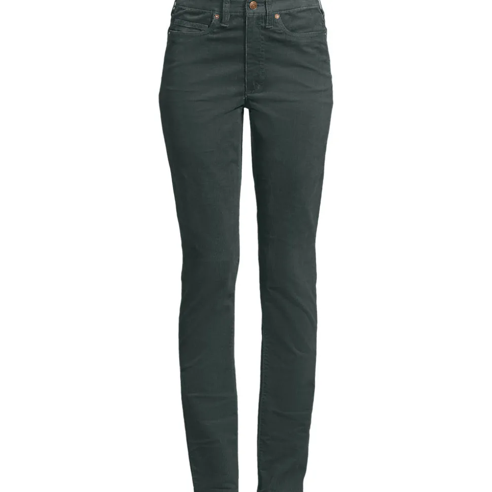 Straight Fit Cordhose Mid Waist für Damen