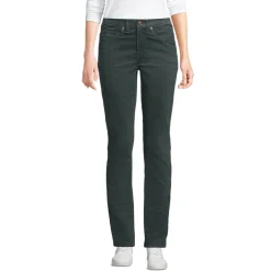Straight Fit Cordhose Mid Waist für Damen