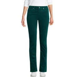 Straight Fit Cordhose Mid Waist für Damen