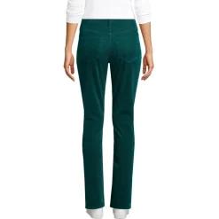 Straight Fit Cordhose Mid Waist für Damen